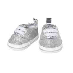 Glitzer-Sneakers - Silber - Größe 38 - 45 Cm
