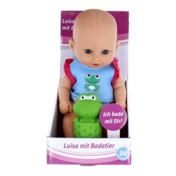 Besttoy - Badepuppe - Luisa Mit Badetier - 1 Stück -Zapf Creation Store 237479 4016096431303 Besttoy Luisa mit Badetier 01