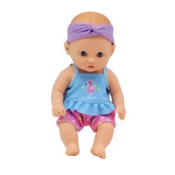 Besttoy - Badebaby - Ca. 25 Cm - 1 Stück -Zapf Creation Store 241590 4016096446260 besttoy babypuppe mit badetier luisa 01