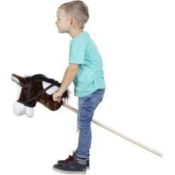 Besttoy - Steckenpferd - Braun/weiß - Ca. 100 Cm -Zapf Creation Store 4016096362102 einzeln